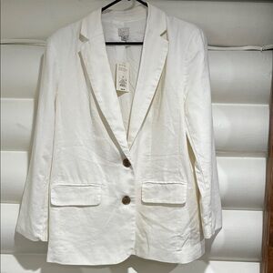 a new day Women's Cream Blazer